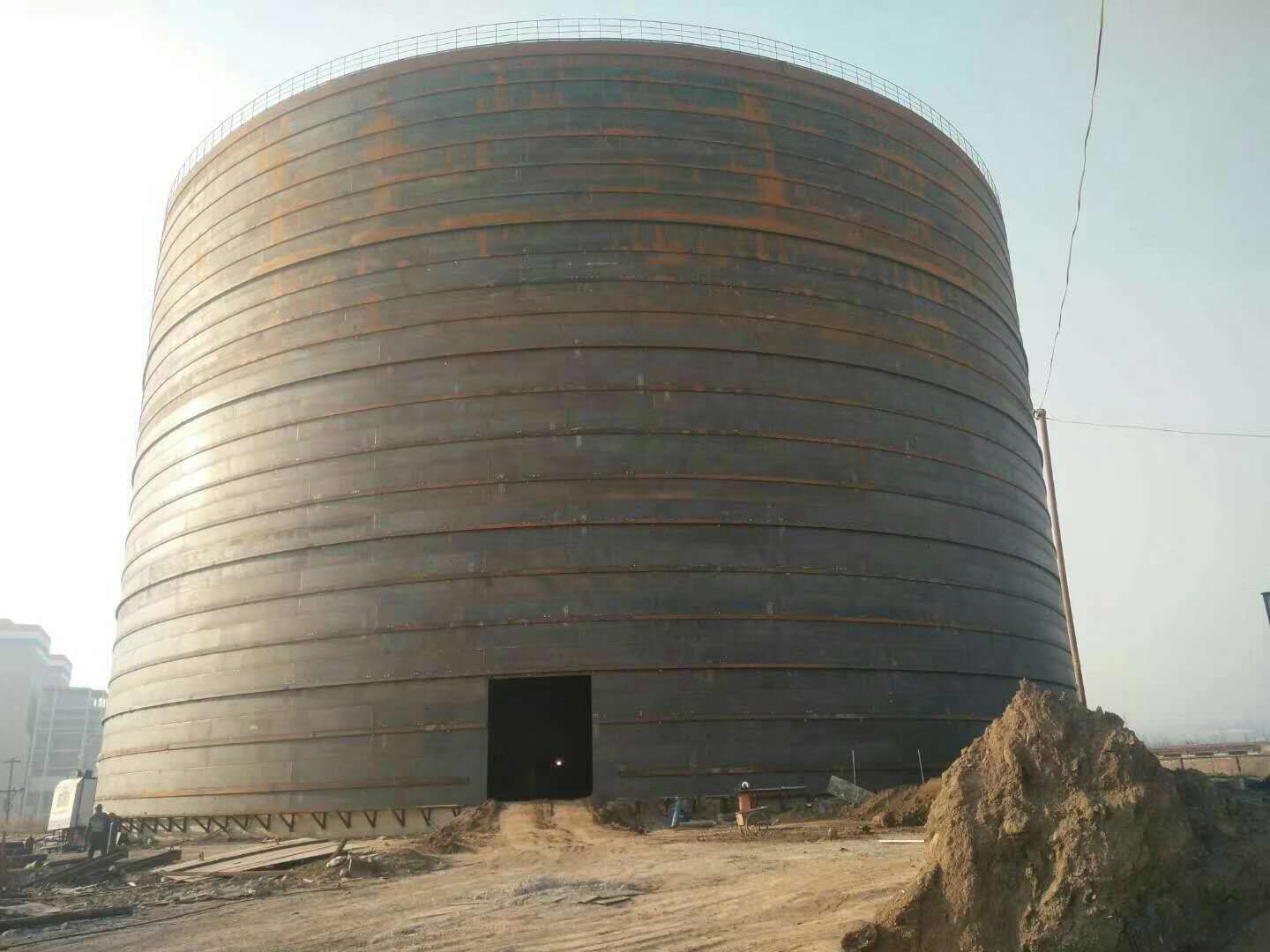 信州承建大型钢板库的好处及原理